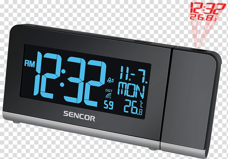Cartoon Clock, Alarm Clocks, Sencor, Thermometer, Projection Clock, Radio, Alzacz, Heurekacz transparent background PNG clipart