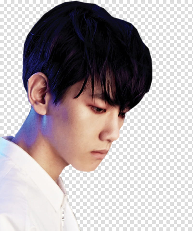 EXO Overdose, man wearing white collared shirt transparent background PNG clipart