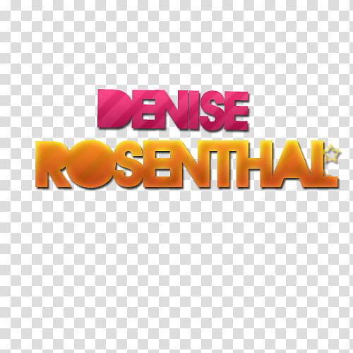 Denise Rosenthal, Textodenise transparent background PNG clipart