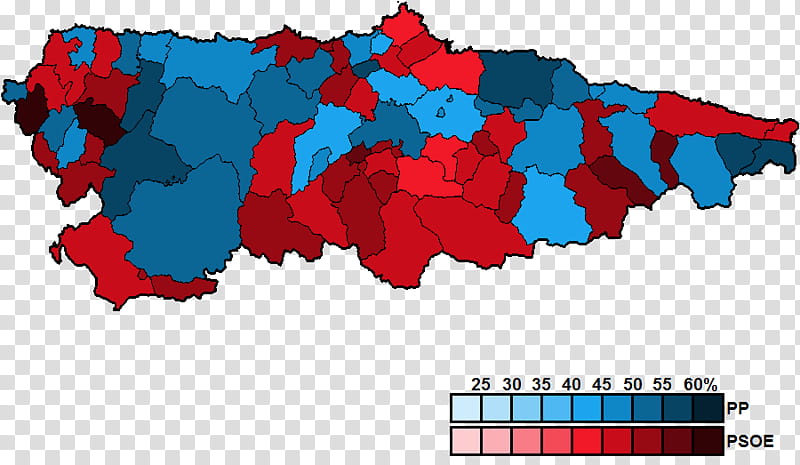 Map, Oviedo, Kingdom Of Asturias, La Sidra, Autonomous Communities Of Spain, Red, Blue, World transparent background PNG clipart
