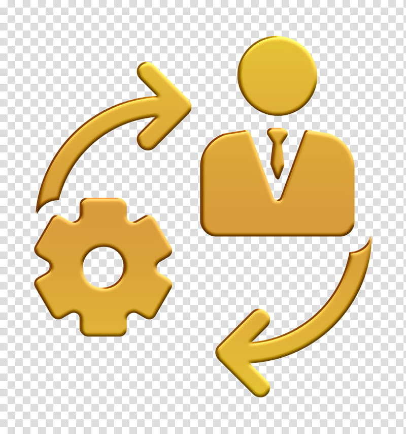 Management icon Filled Management Elements icon System icon, Yellow, Symbol, Smile, Gesture transparent background PNG clipart