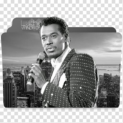 Luther Vandross Folder Icon transparent background PNG clipart