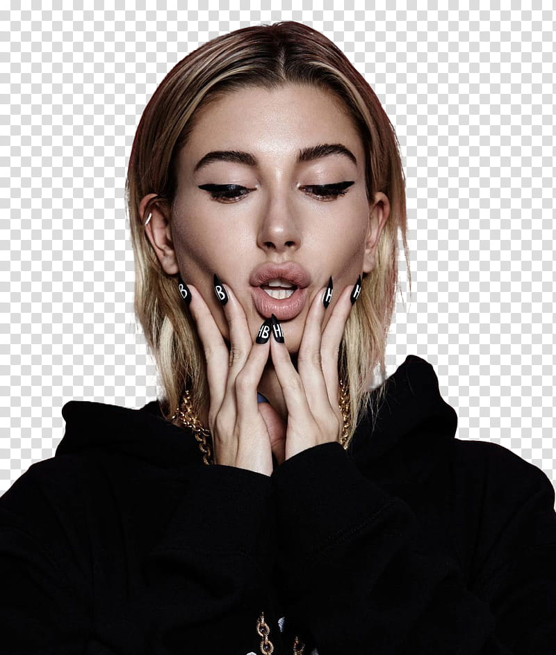 HAILEY BALDWIN, HB-RW transparent background PNG clipart