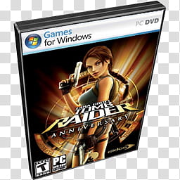 PC Games Dock Icons v , Tomb Raider Anniversary transparent background PNG clipart