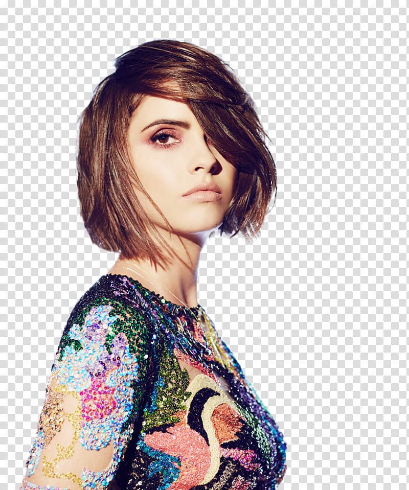 SHELLEY HENNIG, woman staring at camera transparent background PNG clipart