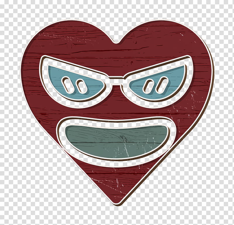 cool icon emoji icon emotion icon, Handsome Icon, Heart Icon, Sunglasses Icon, Cartoon, Mouth, Smile, Symbol transparent background PNG clipart