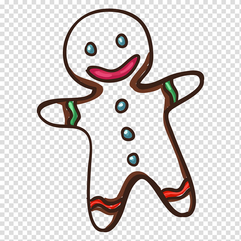 Christmas Gingerbread Man, Christmas Day, Holiday, Cartoon, Button, Dessert, Line, Area transparent background PNG clipart