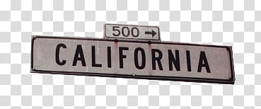 ,  California street sign transparent background PNG clipart