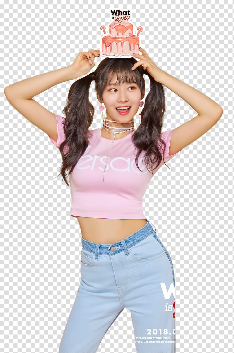 Sana TWICE render transparent background PNG clipart