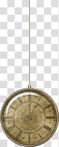 round brown pocket watch transparent background PNG clipart