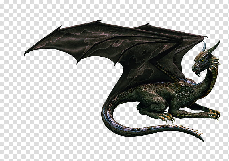 E S Darkness Dragon, black dragon transparent background PNG clipart