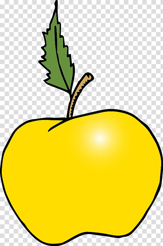 Apple Tree Drawing, Vegetable, Fruit, Leaf, Yellow, Plant, Plant Stem transparent background PNG clipart