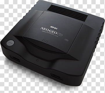 Classic Consoles, black SNK Neo-Geo console transparent background PNG clipart