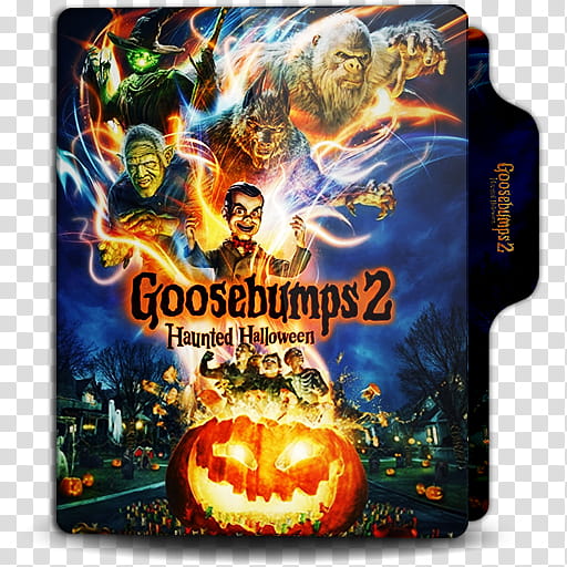 Goosebumps  Haunted Halloween  folder icon, Templates  transparent background PNG clipart