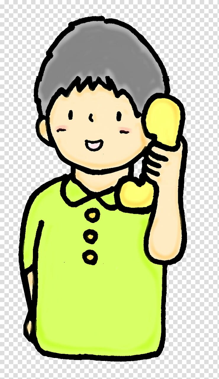 Boy, Mobile Phones, Telephone, Text, Interior Design Services, Tollfree Telephone Number, Face, Yellow transparent background PNG clipart