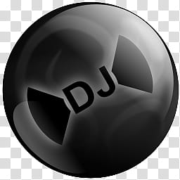 Black Pearl Dock Icons Set, BP Virtual DJ transparent background PNG clipart