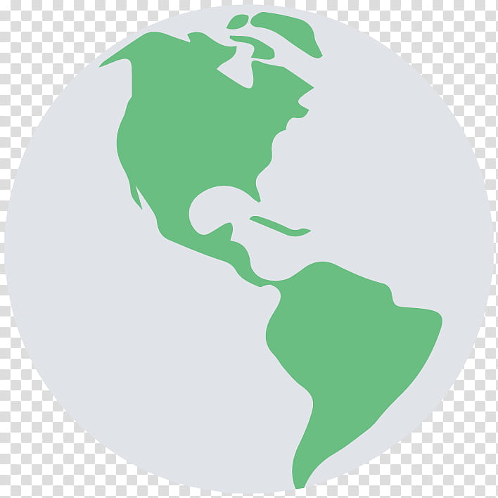 Circle Silhouette, World, World Map, Globe, United States Of America, Company, Green transparent background PNG clipart