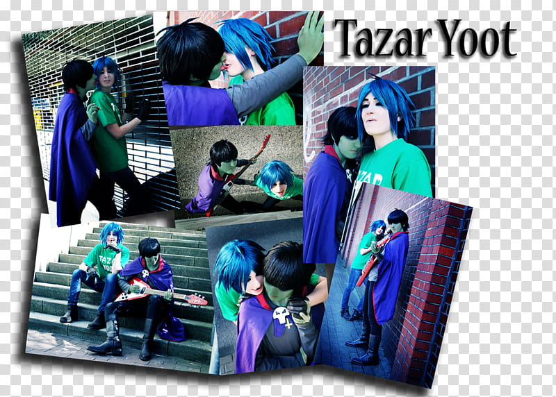 GoRiLLaZ Cosplay TAZAR YOOT transparent background PNG clipart