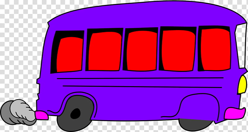 Cartoon School Bus, Coach, Party Bus, Cartoon, Public Transport Bus Service, Transit Bus, Bus Stop, Pink, Vehicle, Purple transparent background PNG clipart