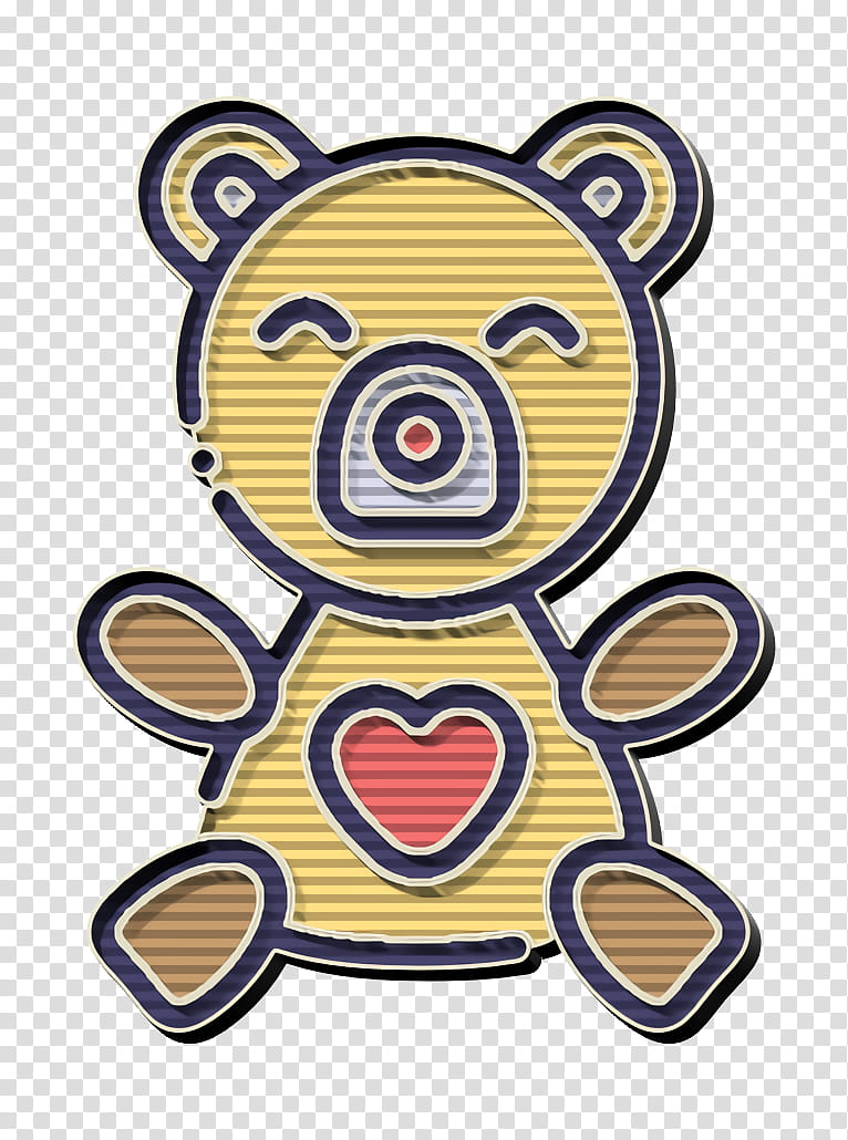 heart icon love icon marriage icon, Romantic Icon, Yellow, Teddy Bear transparent background PNG clipart