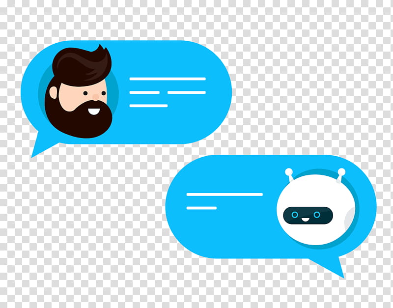Internet Logo, Chatbot, Internet Bot, Robot, Human, Online Chat, Artificial Intelligence, Blue transparent background PNG clipart