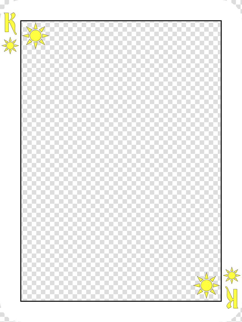 Face Card Suns frame set  transparent background PNG clipart