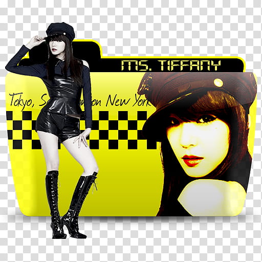 SNSD Mr Taxi Folder Icon , Tiffany transparent background PNG clipart