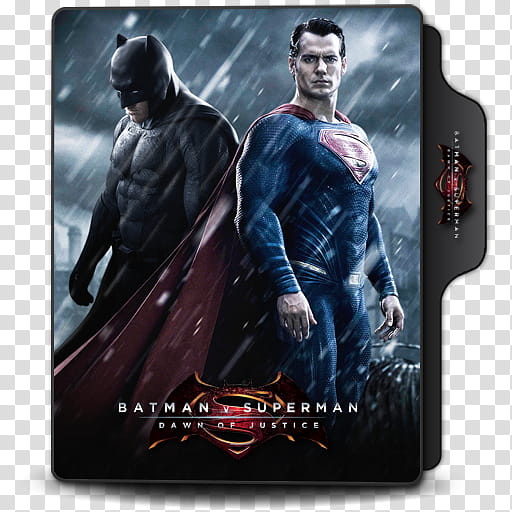 B vs S Dawn of Justice  Folder Icons, Batman vs. Superman, Dawn of Justice v transparent background PNG clipart