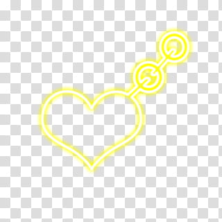 Light ByAbriL, yellow heart illustration transparent background PNG clipart