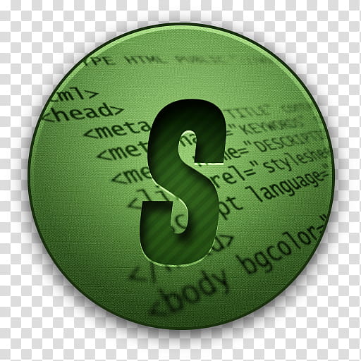 Sublime Text , green S logo transparent background PNG clipart