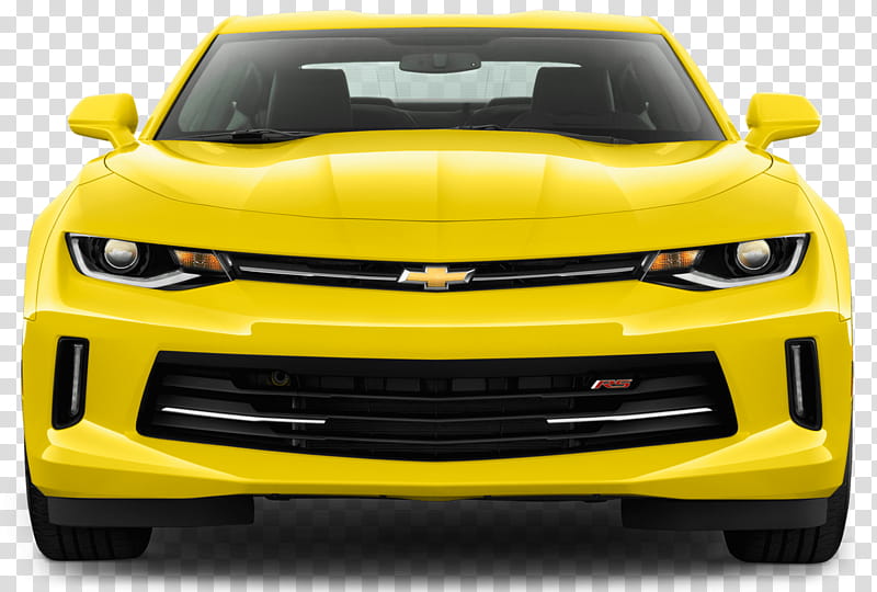 Car, Chevrolet, Sports Car, Zl 1, Chevrolet Camaro, Land Vehicle, Yellow, Bumper transparent background PNG clipart