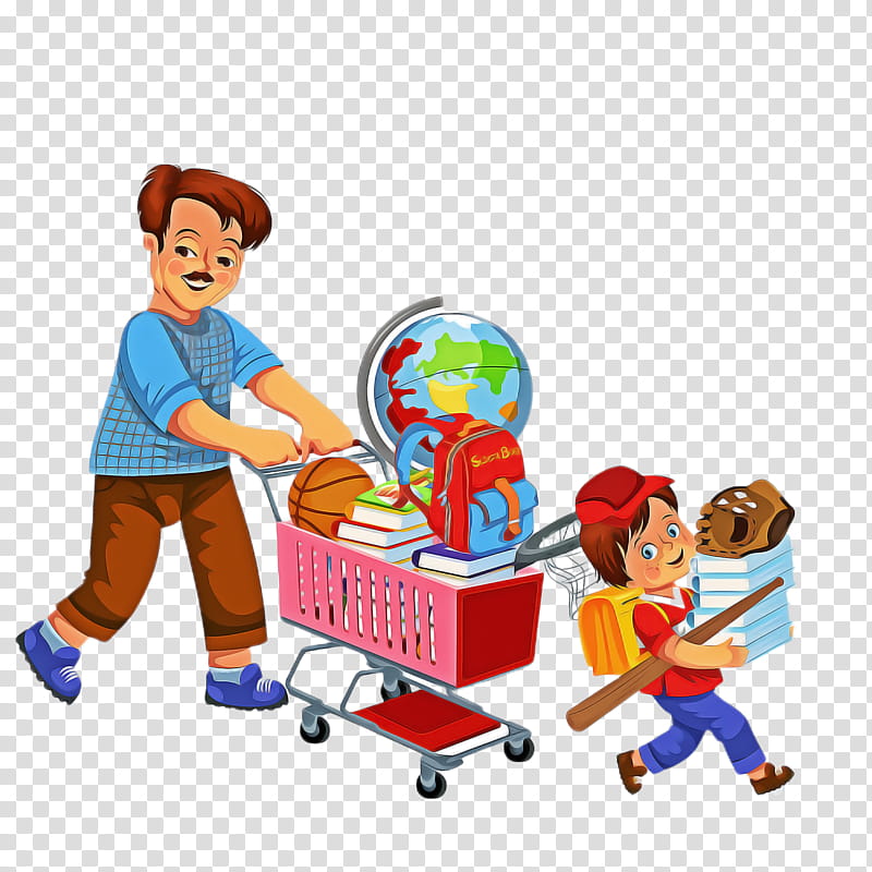 Shopping cart, Cartoon, Play, Playset, Vehicle, Toy transparent background PNG clipart
