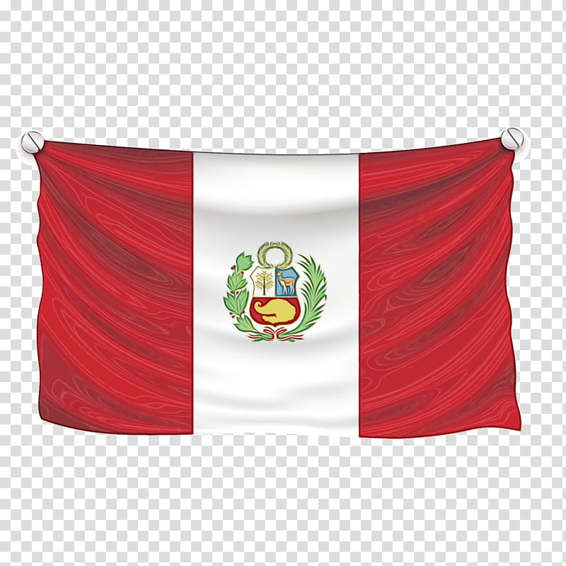 Flag, Red, Textile, Cushion, Emblem, Symbol transparent background PNG ...