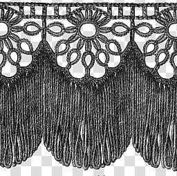 Decorative Border , black rope art transparent background PNG clipart