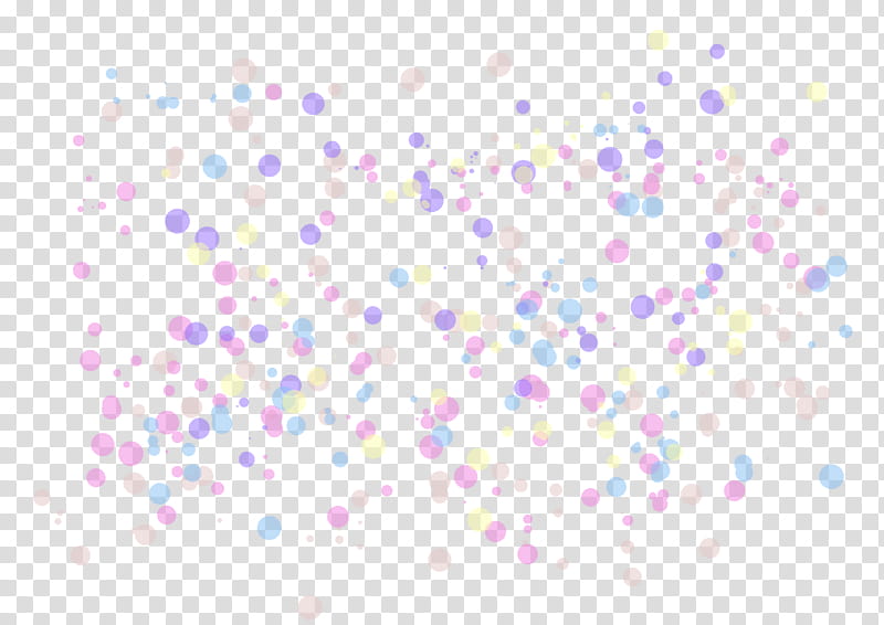 Confetti, pink, white, and purple bubbles illustration transparent background PNG clipart