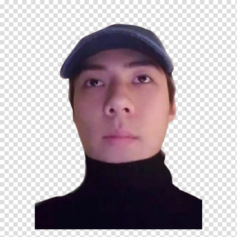 KPOP MEME EPISODE  EXO, man in black curved-brimmed cap transparent background PNG clipart