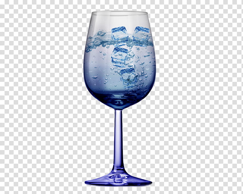 GLASS OF WATER, long stemmed clear drinking glass transparent background PNG clipart