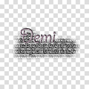 Texto de Demi Lovato transparent background PNG clipart thumbnail