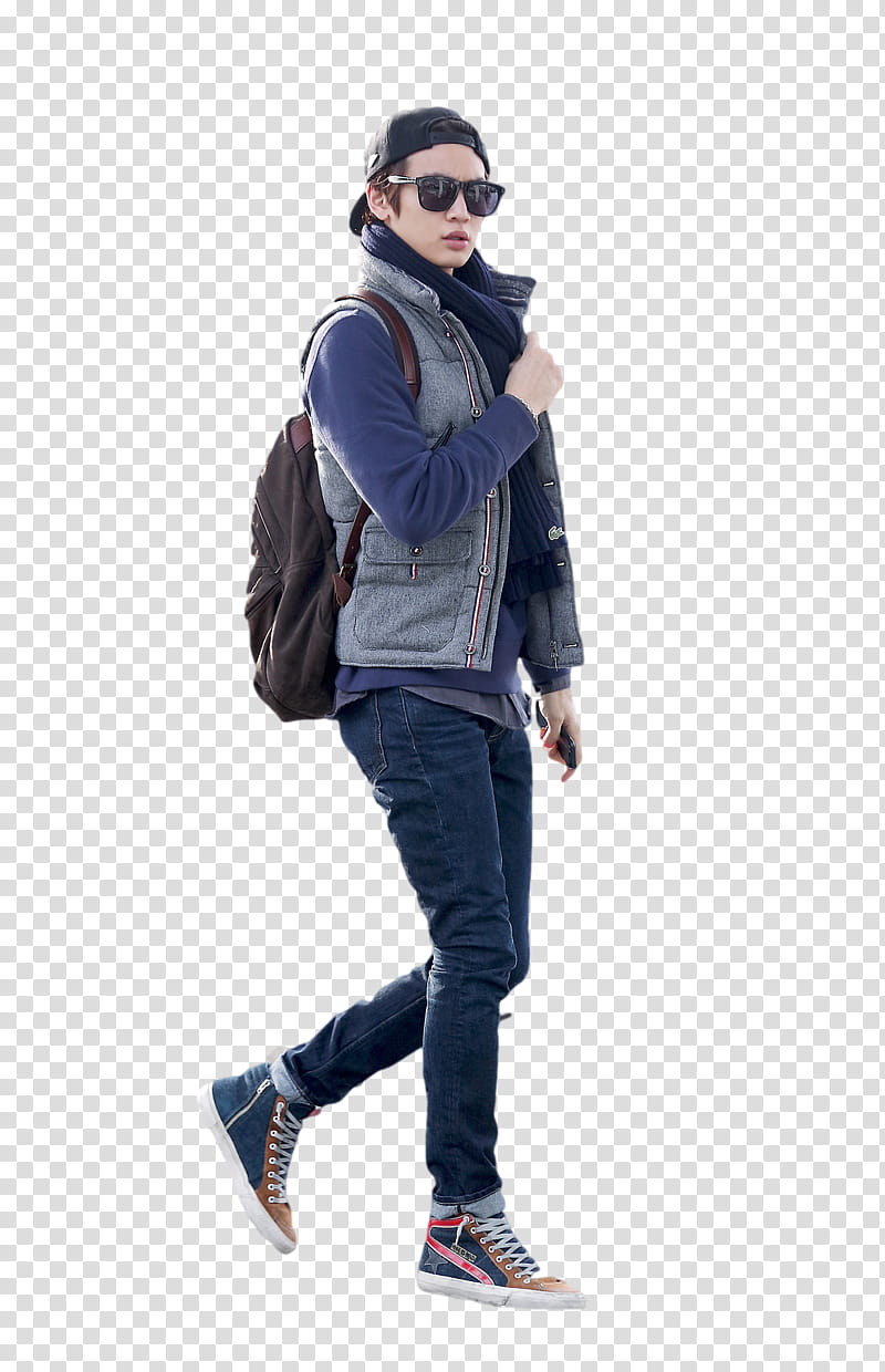 Minho and Jonghyun Airport Fashion transparent background PNG clipart