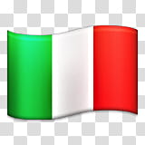 flag of Italy illustration transparent background PNG clipart