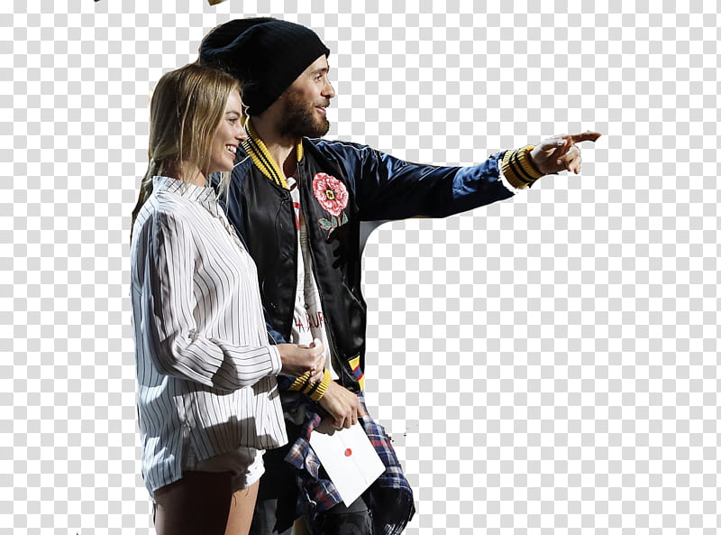 Render Jared Leto And Margot Robbie P transparent background PNG clipart