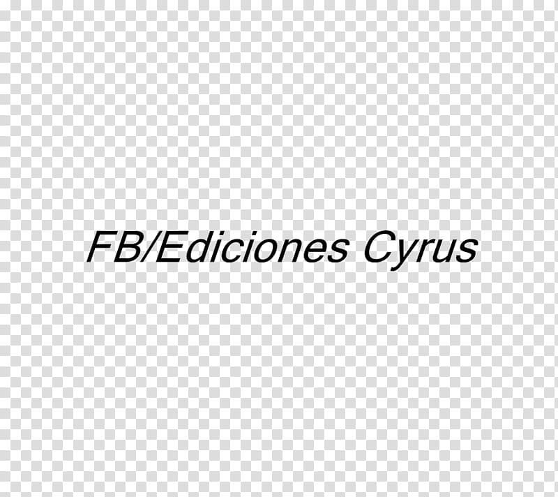Texto Ediciones Cyrus Negro transparent background PNG clipart