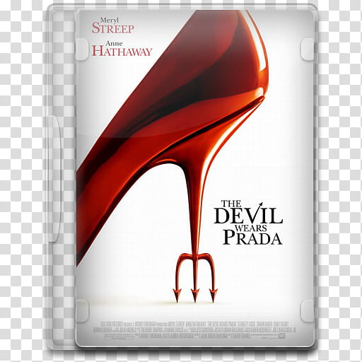 Movie Icon , The Devil Wears Prada, the devil wears prada DVD case transparent background PNG clipart