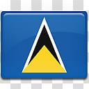 All in One Country Flag Icon, Saint-Lucia-Flag- transparent background PNG clipart