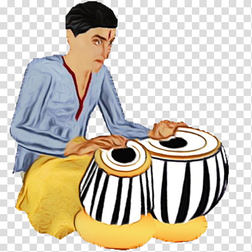 drum indian musical instruments percussionist musical instrument, Watercolor, Paint, Wet Ink, TABLA, Mridangam, Membranophone transparent background PNG clipart