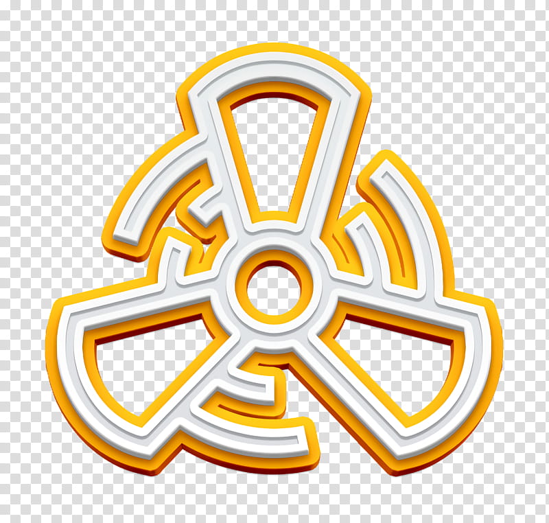 Fan icon Car Garage icon, Yellow, Symbol, Logo transparent background PNG clipart