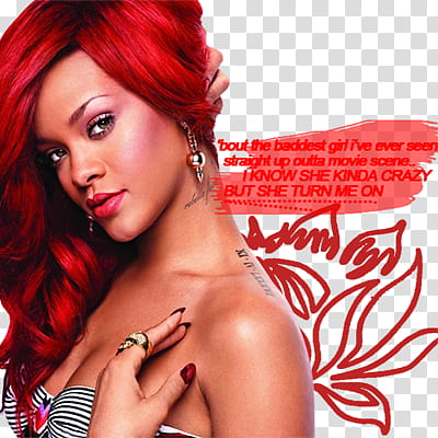 Rihanna, Crazy Girl transparent background PNG clipart