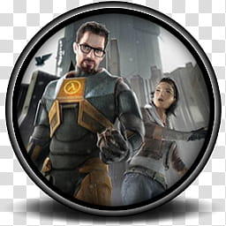 Orange Box Half Life  icons, Orange Box (Valve) Half-Life  (a) transparent background PNG clipart