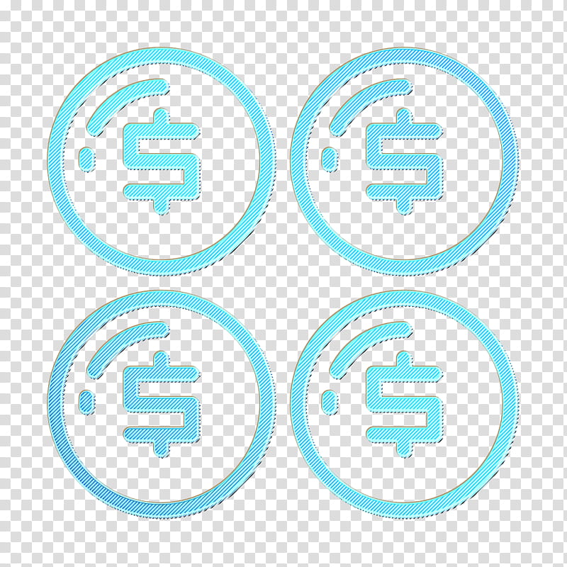 Dollar icon Price icon Money Funding icon, Text, Blue, Electric Blue, Circle, Logo, Symbol, Neon transparent background PNG clipart