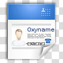 Oxygen Refit, vcard, Oxyname  transparent background PNG clipart